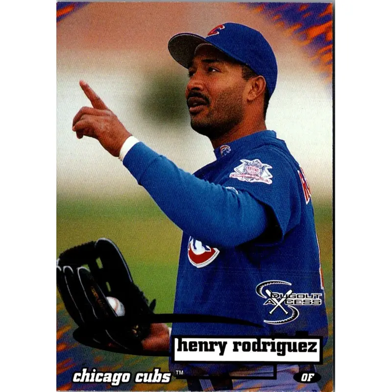 1998 SkyBox Dugout Axcess Henry Rodriguez #8