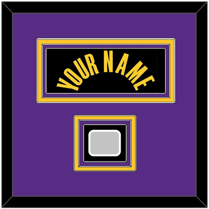 Los Angeles Name & Trophy Patch - Black Mamba (2017-2018 & 2020) - Triple Mat 3