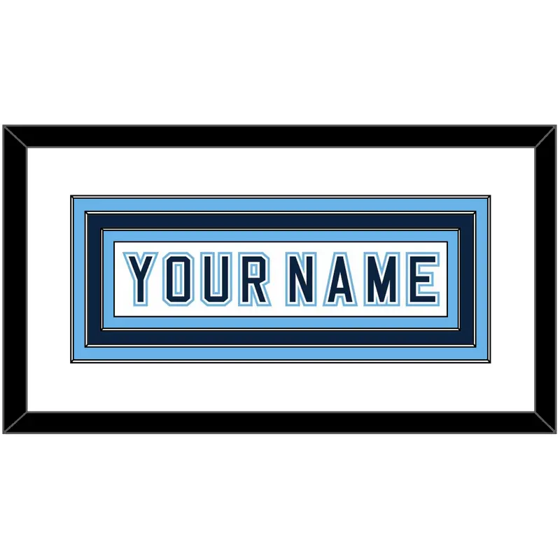 Maine Hockey Nameplate - Home White - Triple Mat 2