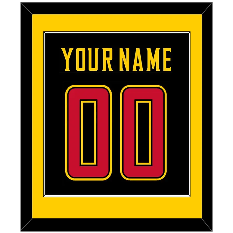 Maryland Basketball Name & Number - Road Black (2013-2015) - Single Mat 3