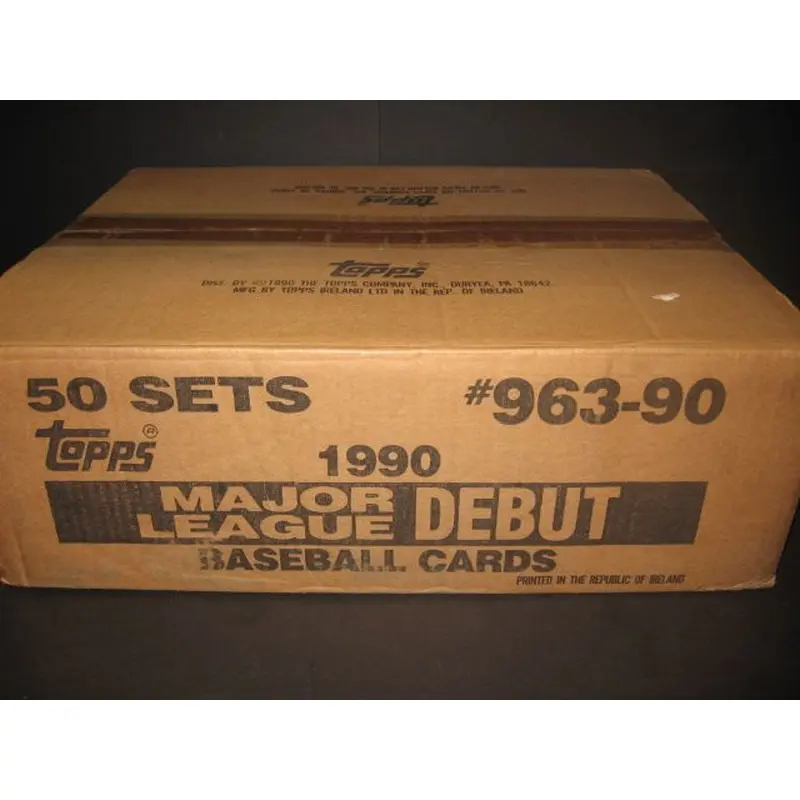 1990 Topps Baseball Major League Debut Factory Set Case (50 Sets) (Authenticate)