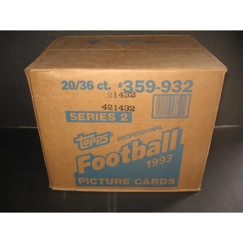 1993 Topps Football Series 2 Case (20 Box)