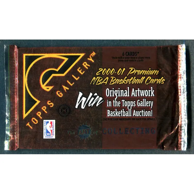 2000/01 Topps Gallery Basketball Unopened Pack (Hobby) (6)