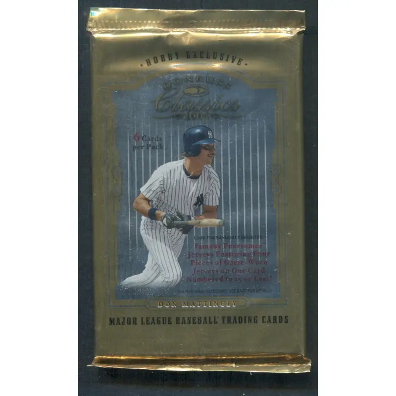 2004 Donruss Classics Baseball Unopened Pack (Hobby) (6)