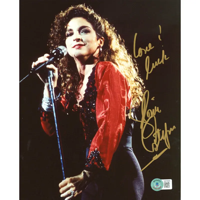 Gloria Estefan Miami Sound Machine "Love & Luck" Signed 8x10 Photo BAS #BJ018585