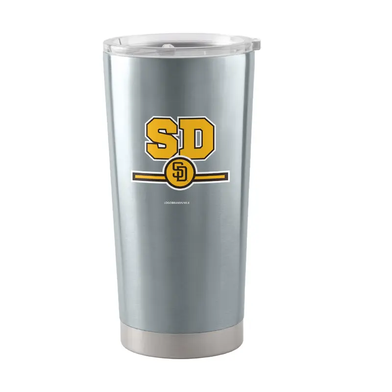 San Diego Padres Letterman 20oz Stainless Tumbler