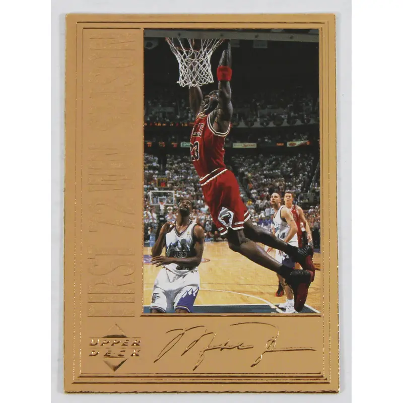 1999 Upper Deck First 72 Win Season #2231/10000 22 Kt Gold Card Un-signed