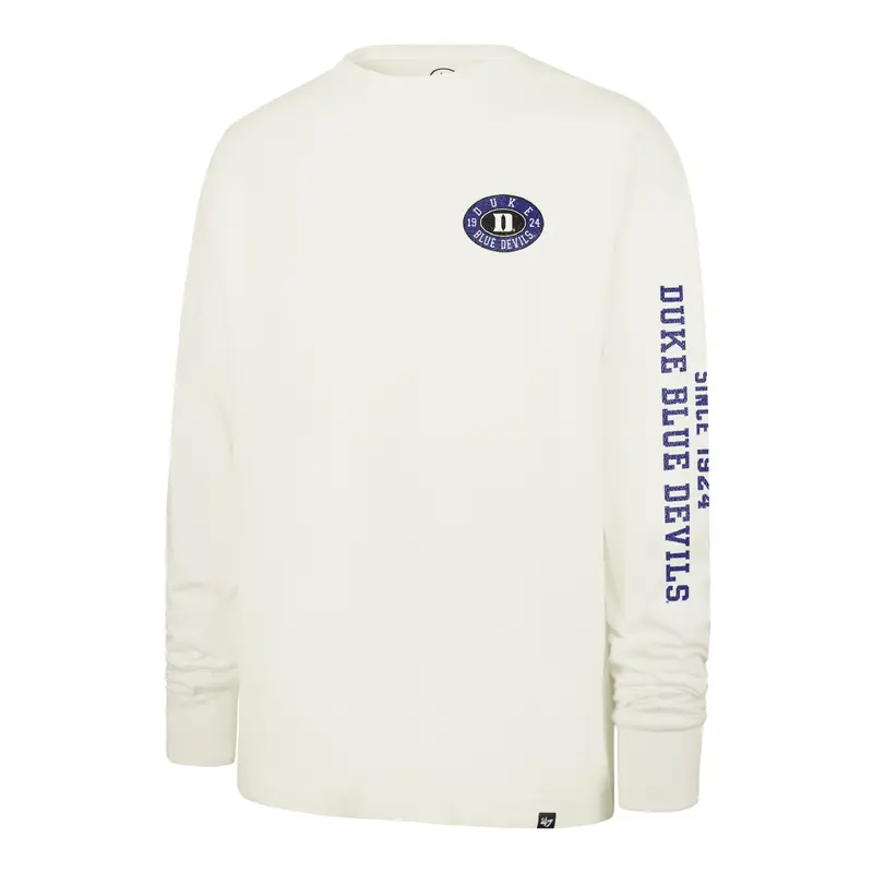 DUKE BLUE DEVILS TIDE SWEEP '47 MONTAUK FOUNDATION LONG SLEEVE TEE