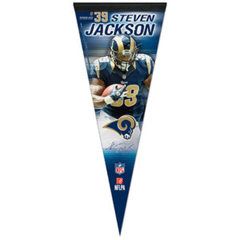 Steven Jackson "Signature Series" Premium Felt NFL Collector's Pennant (2012) - Wincraft