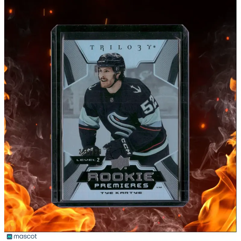 2023-24 Upper Deck Trilogy Tye Kartye Level 2 Rookie 235/699 #156