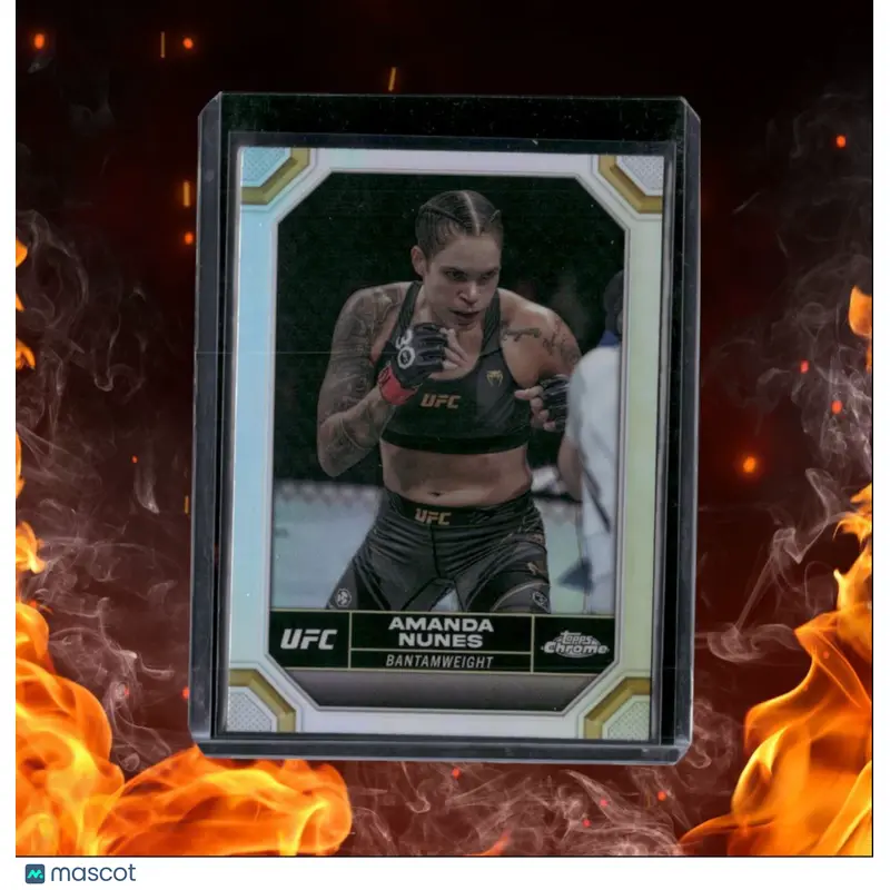 2024 Topps Chrome UFC Amanda Nunes Refractor #15