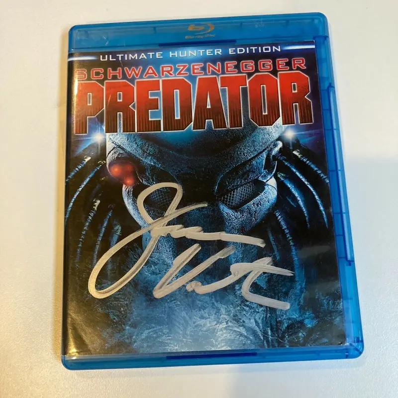 Jesse Ventura Signed Autographed Predator DVD With JSA COA