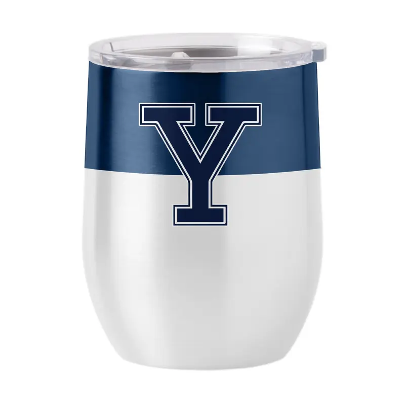 Yale 16oz Colorblock Stainless Curved Beverage