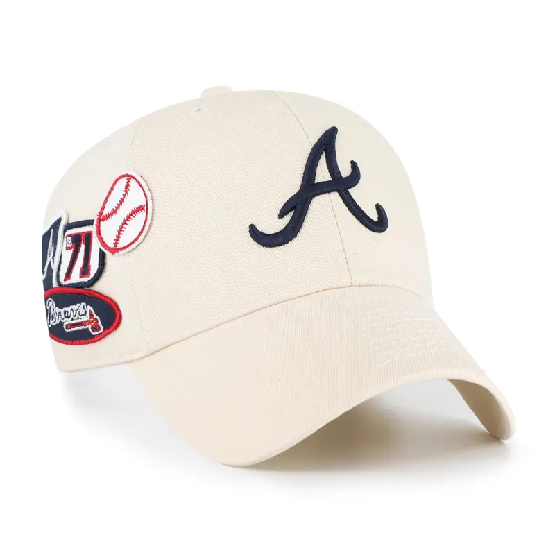 ATLANTA BRAVES BADGES '47 CLEAN UP