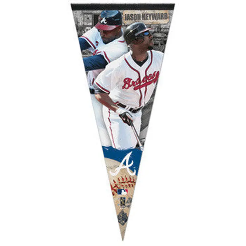 Jason Heyward "Big-Time" Extra-Large Premium Felt Pennant - Wincraft 2010