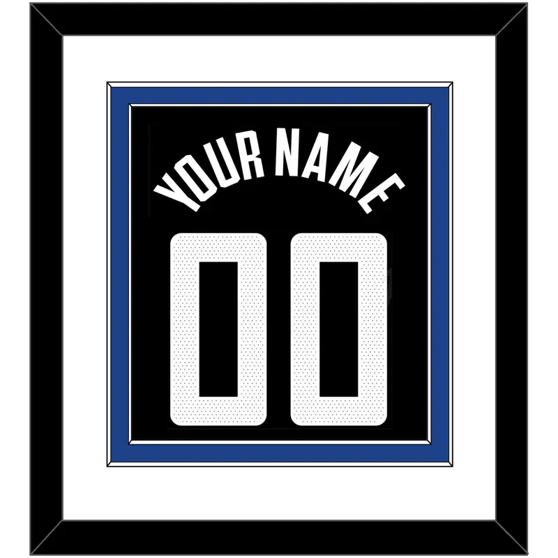 Los Angeles Name & Number - Black Statement (2017-2022) - Double Mat 2
