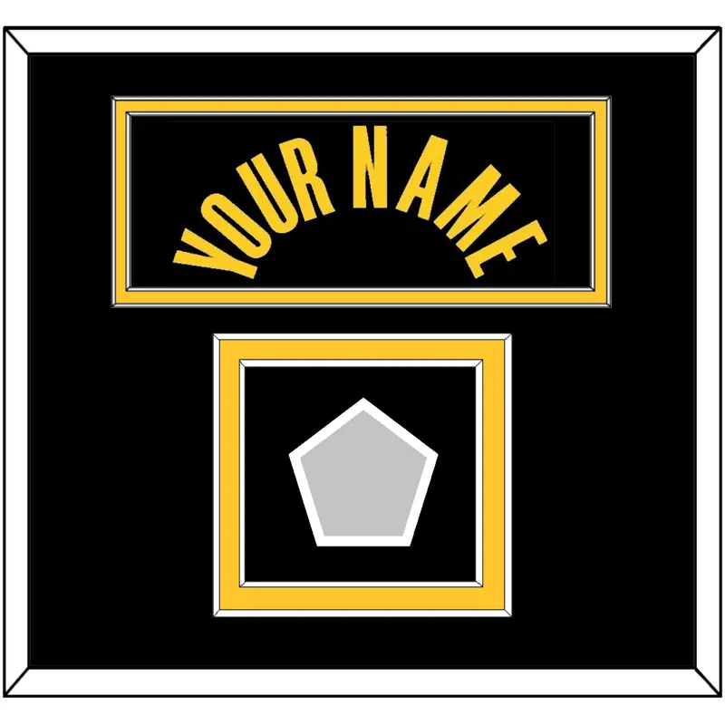 Los Angeles Name & Trophy Patch - Black Mamba (2017-2018 & 2020) - Double Mat 3