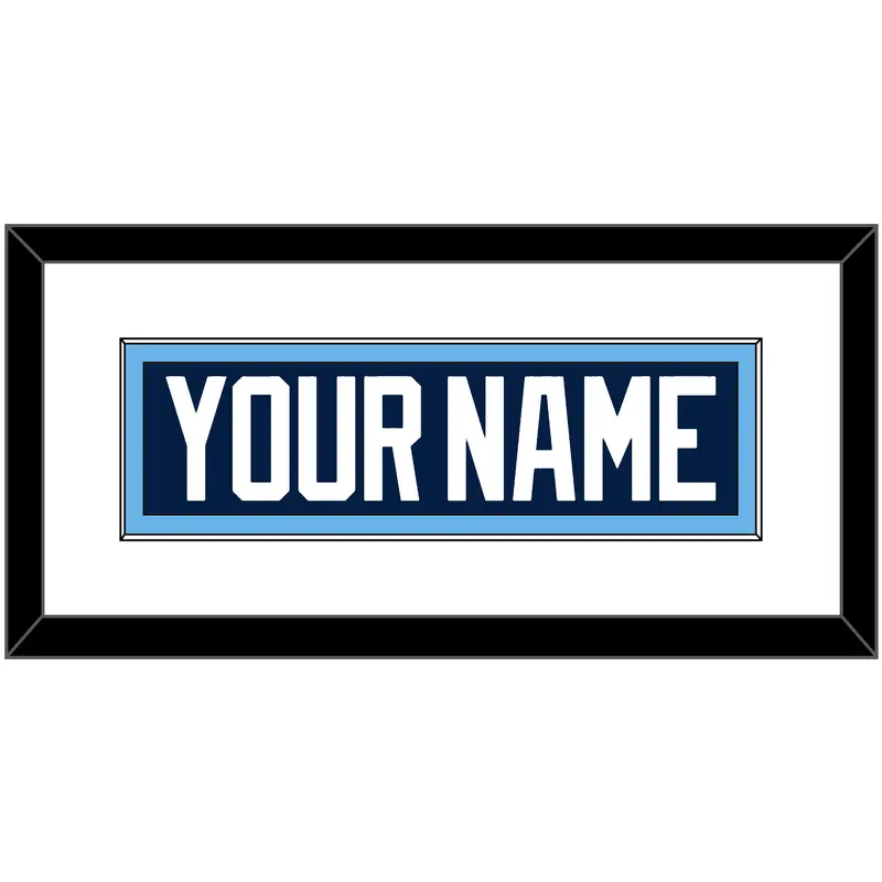 Pittsburgh Nameplate - 2011 Winter Classic Blue - Single Mat 1