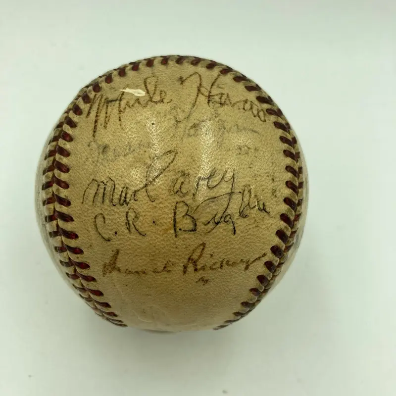 1925 Pittsburgh Pirates World Series Champs Team Signed Baseball JSA COA