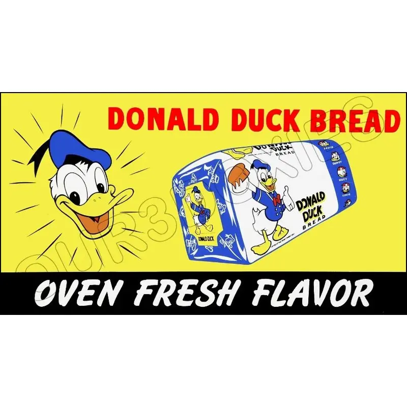 1950's Donald Duck Bread Store Counter Standup Sign - 2418