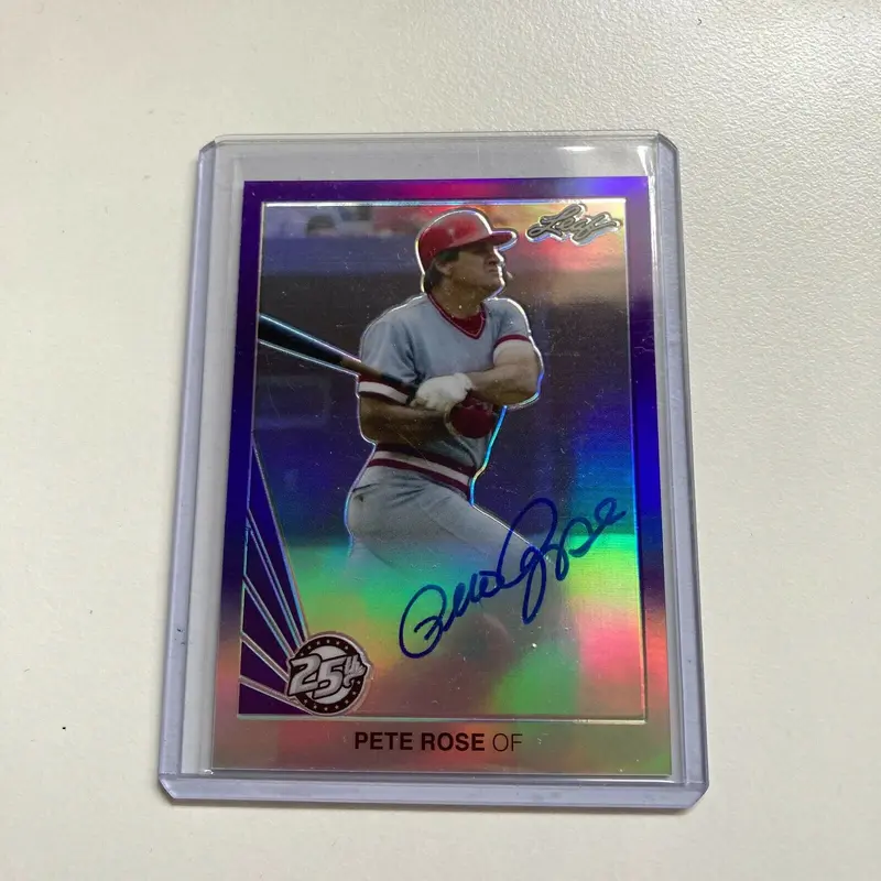2015 Leaf Pete Rose Auto #15/15 Signed Autographed Baseball Card