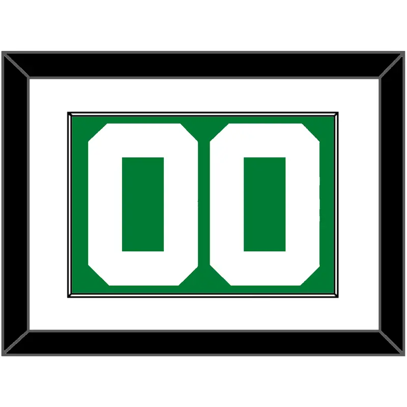 Boston Number - Green Icon - Single Mat 1