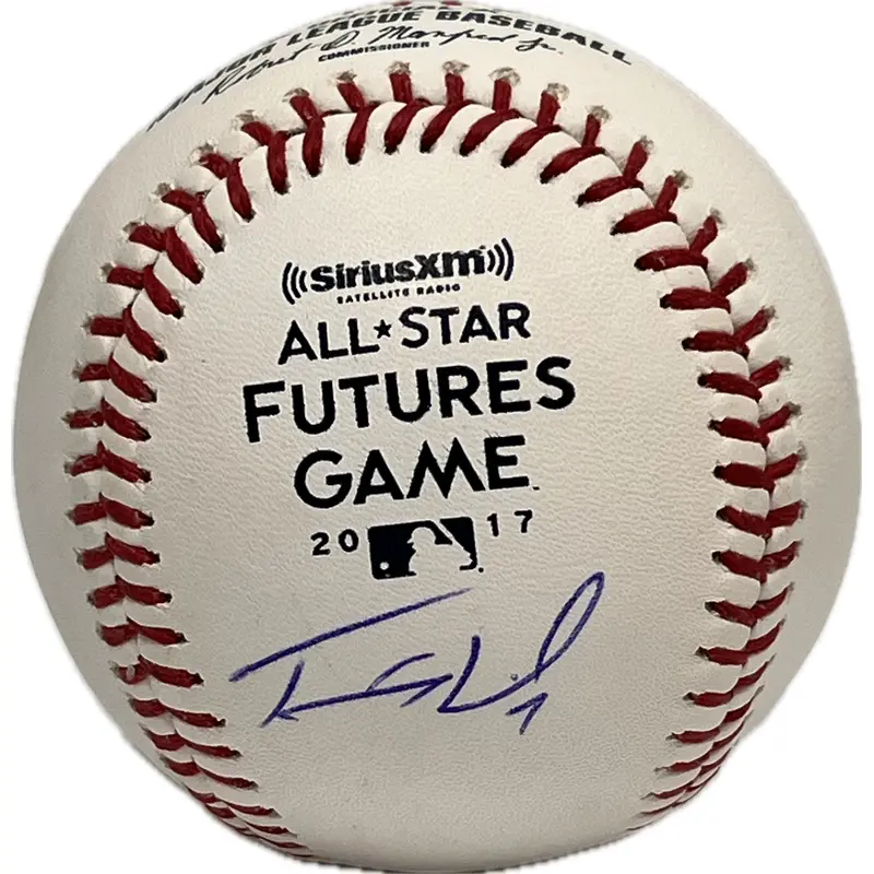 Tomas Nido signed baseball BAS Beckett Mets Autographed Futures Game 2017