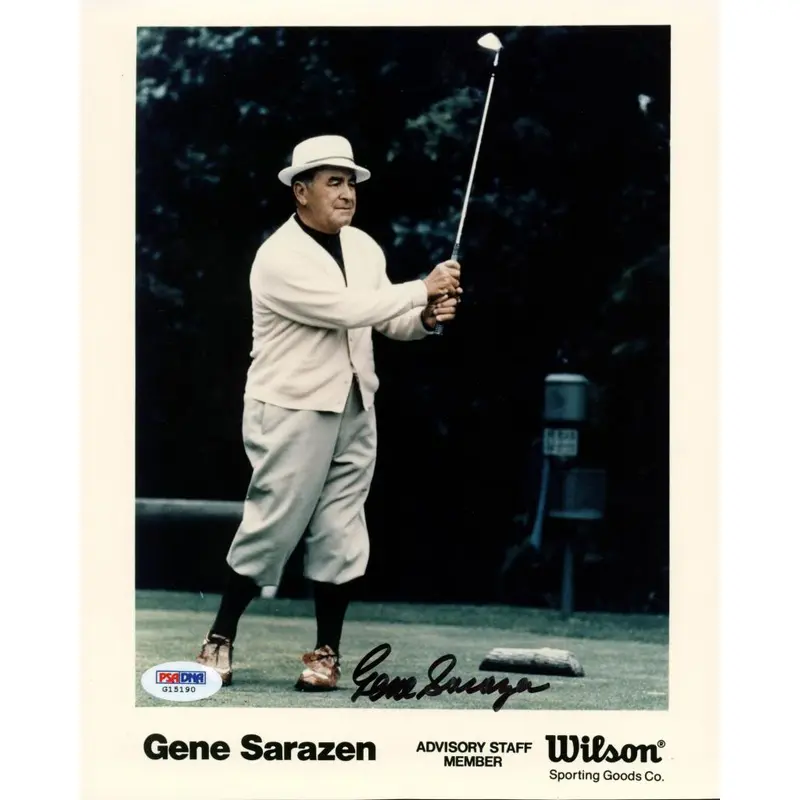 Gene Sarazen Golf Signed Authentic 8X10 Photo Autographed PSA/DNA #G15190