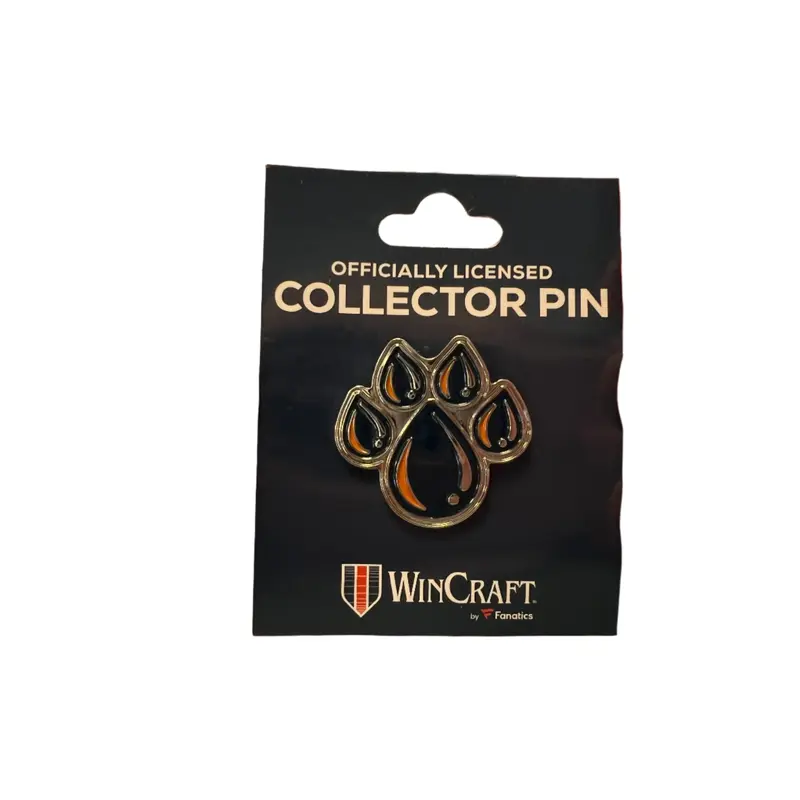 Midland RockHounds WinCraft Oil Drop Pawprint Pin