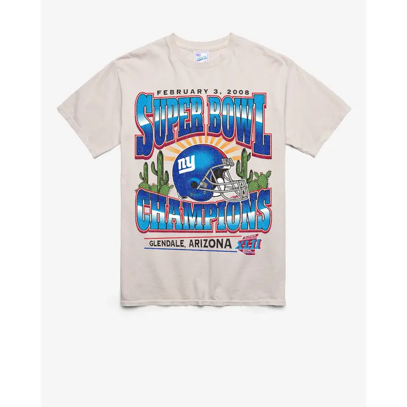 NEW YORK GIANTS SUPER BOWL GRIDIRON LOCKER '47 VINTAGE TUBULAR TEE