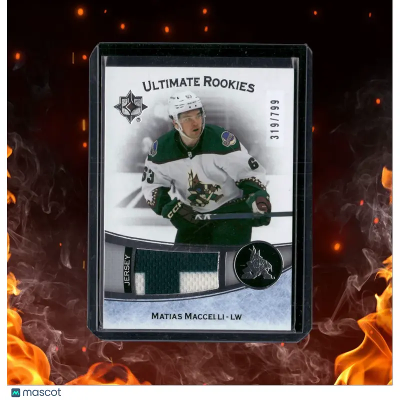 2022-23 Upper Deck Ultimate Matias Maccelli Jersey 2 Color Rookie 319/799 #140