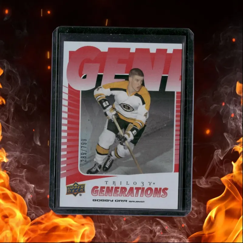 2023-24 Upper Deck Trilogy Bobby Orr Generations Red 298/799 #TG-10A