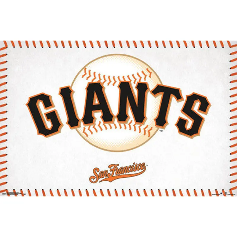 San Francisco Giants Official MLB Baseball Team Logo Poster - Trends International