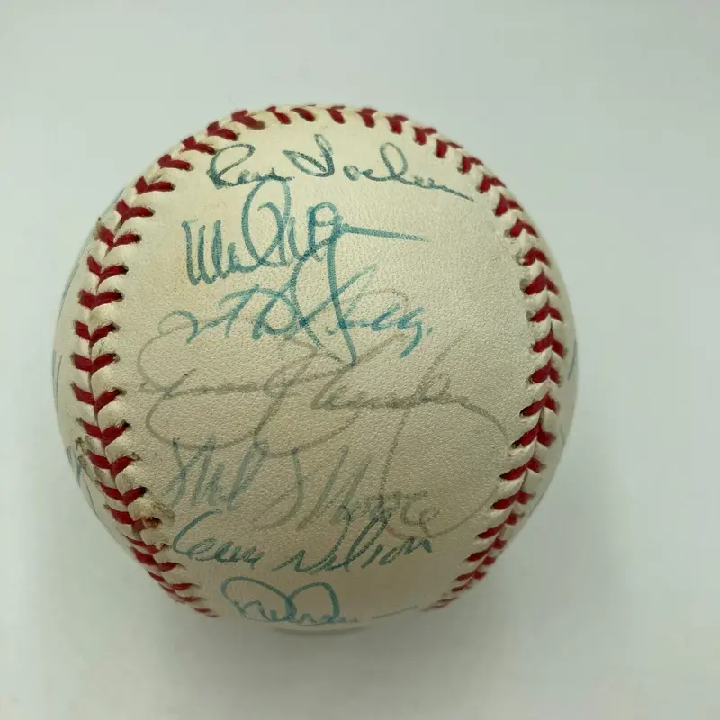 1989 Oakland As World Series Champs Team Signed Baseball 28 Sigs JSA COA