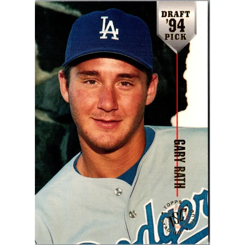 1994 Stadium Club Draft Picks Gary Rath #20