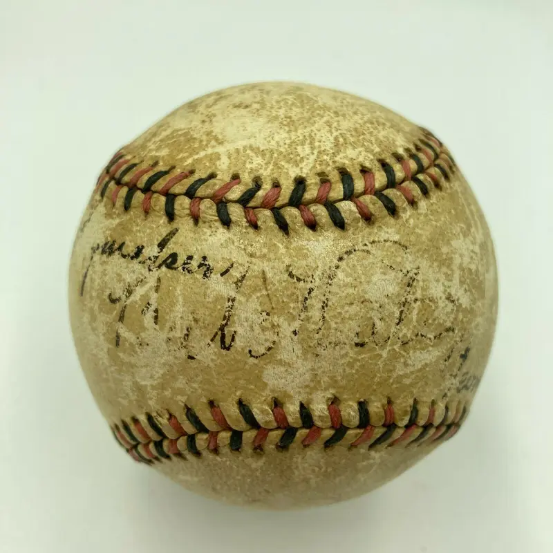 Babe Ruth Single Signed Autographed 1920's Baseball With JSA COA