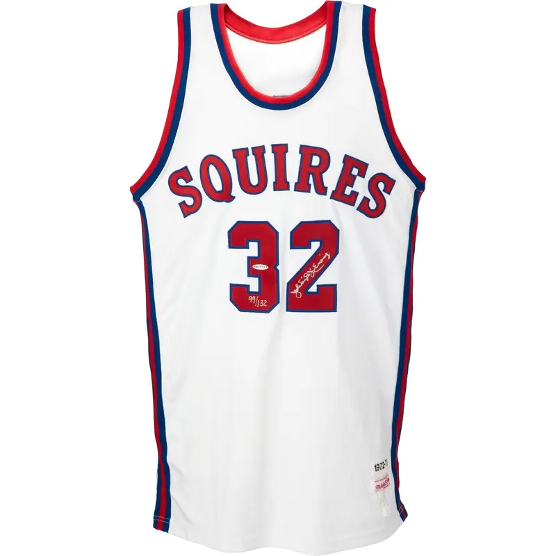 Rare Julius Erving Dr. J Signed Authentic 1972-73 Virginia Squires Jersey UDA