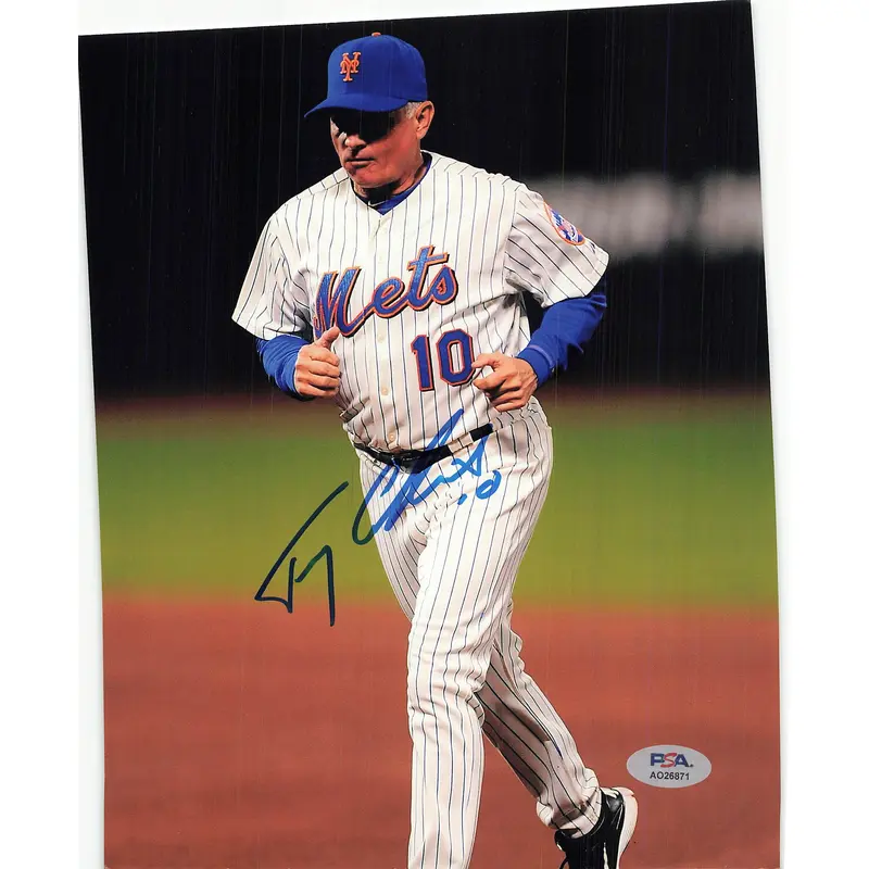 Terry Collins signed 8x10 photo PSA/DNA New York Mets Autographed