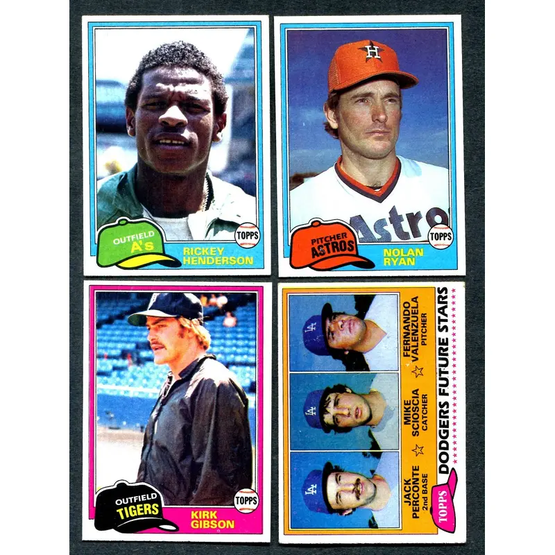 1981 Topps Baseball Complete Set (726) EX/MT NM (24-551)