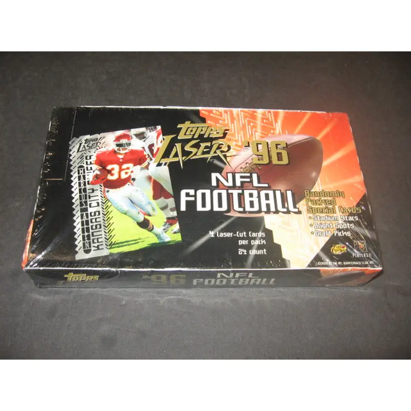 1996 Topps Laser Football Box