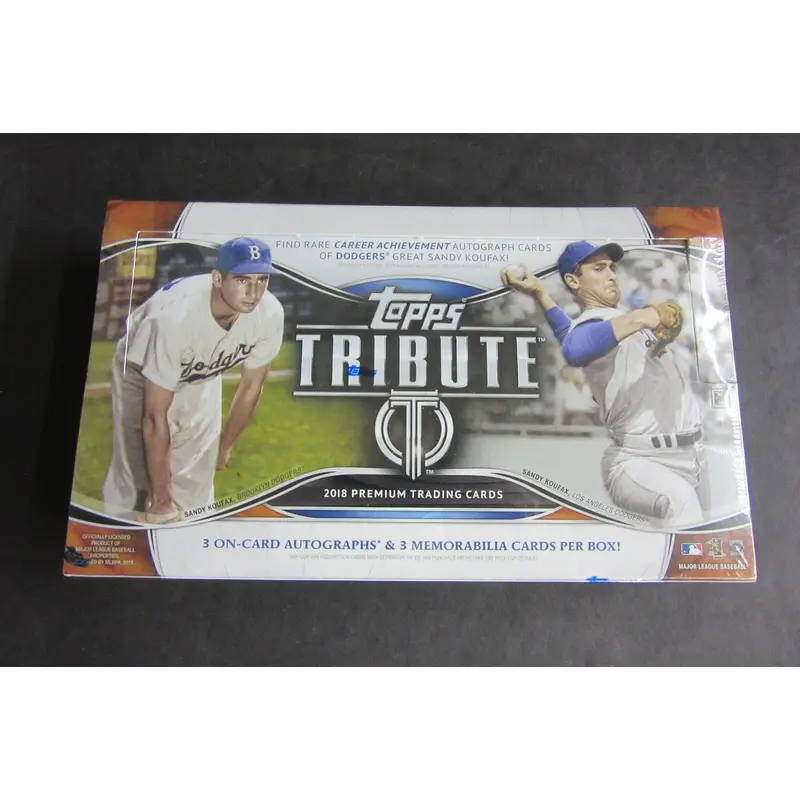 2018 Topps Tribute Baseball Box (Hobby) (6/3)