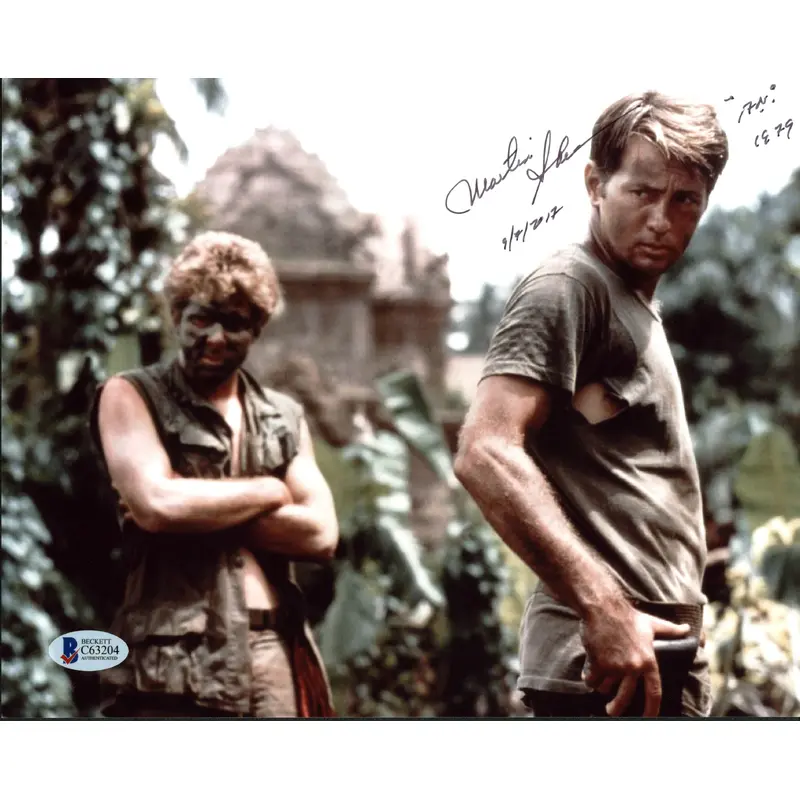 Martin Sheen Apocalypse Now A.N. 1979 Authentic Signed 8x10 Photo BAS #C63204