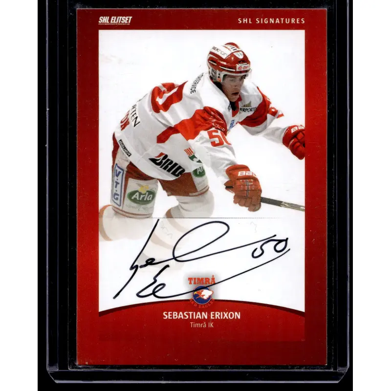 2011-12 SHL Signatures - Sebastian Erixon