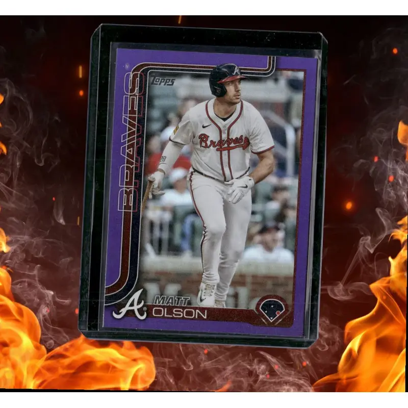 2025 Topps Matt Olson Purple Foil 113/250 #145