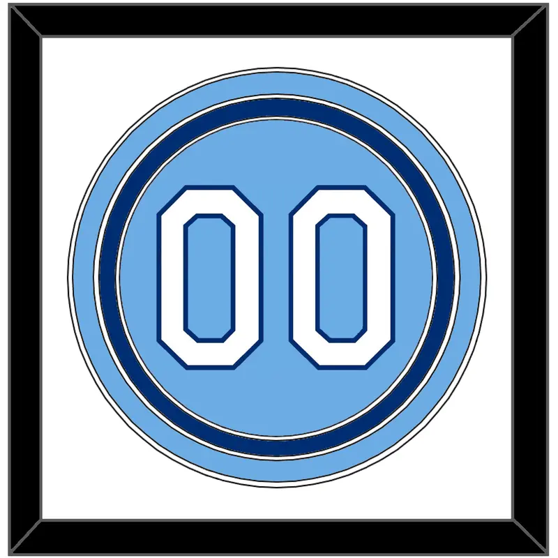 Kansas City Number - Alternate Powder Blue - Triple Mat 1