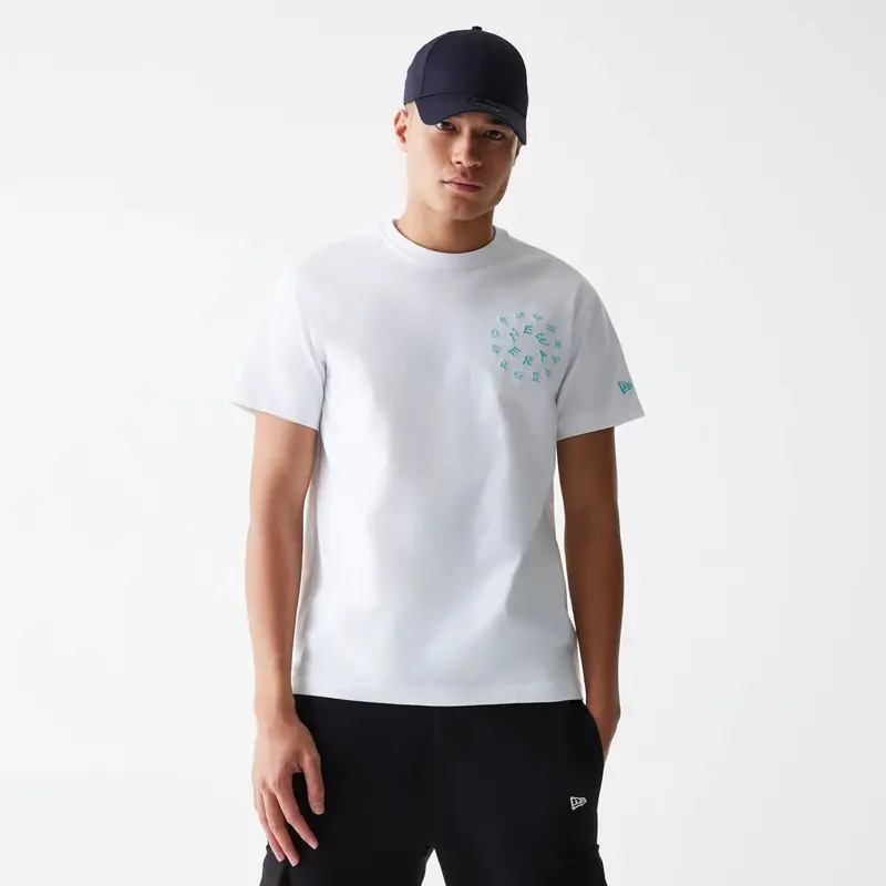 New Era Horoscope White Graphic T-Shirt