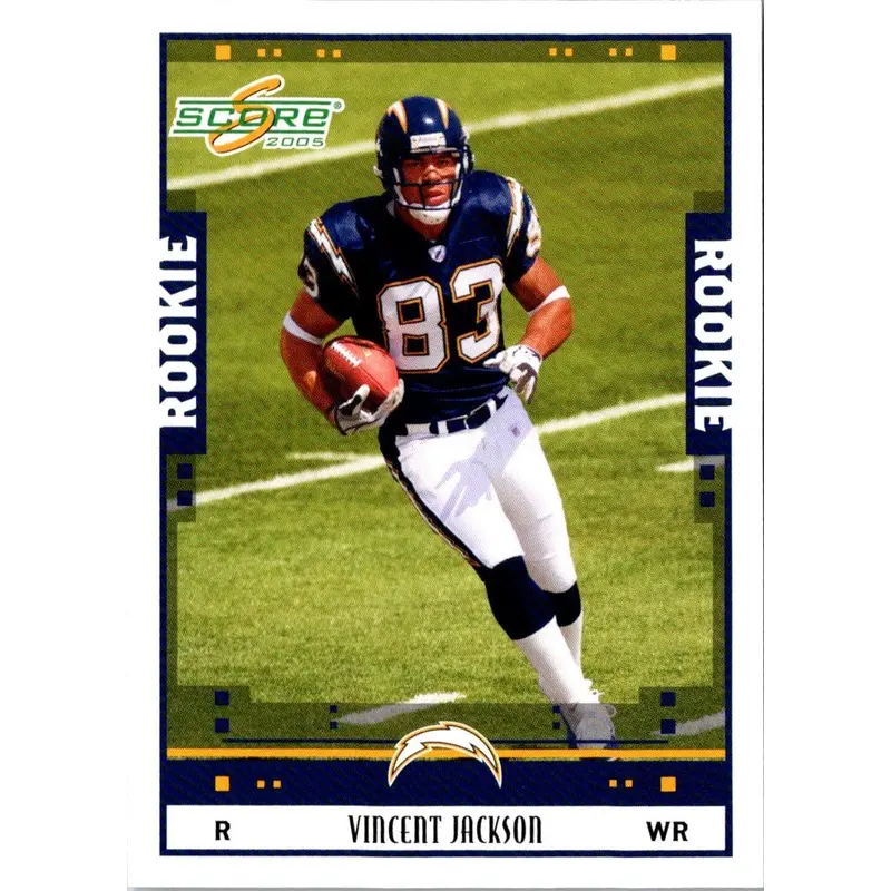 2005 Score Vincent Jackson #366 Rookie