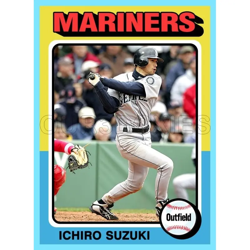 Ichiro Suzuki 1975 Topps Custom Card - 4843