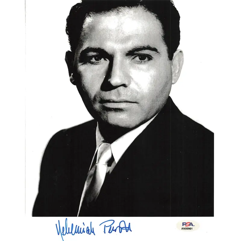 Nehemiah Persoff signed 8x10 photo PSA/DNA Autographed