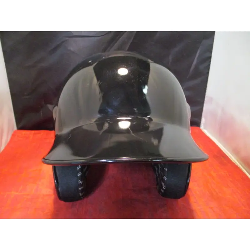 Used Rawlings S100 Pro MLB Batting Helmet Size 7 3/8 Glossy Black